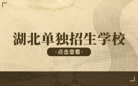 湖北單獨(dú)招生學(xué)校